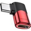 MOGOOD Adattatore USB C a 90 gradi da C maschio a C femmina Estensore USB C ad angolo retto Adattatore USB C ad angolo retto da USB C ad adattatore USBC per Steam Deck Switch NotebookTablet e Telefono