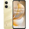 realme Note 70T Smartphone,Batteria da 6000 mAh,Protezione ArmorShell,6,74 90Hz Display,4GB+256GB Telefono,Dual SIM Android 15,IP54,Gold