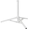 MULTIMARCA AKTIVE 53851 - Base per ombrellone 3 gambe | Palo Ø19/22 mm, 61x49,5 cm, filettatura regolabile | Base per ombrellone da terrazzo in alluminio | Piede con gambe pieghevoli | Base per ombrellone