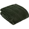 Paoletti Empress Coperta (Pino - 130x180cm) | Coperta Da Divano Decorativa Elegante Minimalista Ecopelliccia Morbida Pesante Di Lusso