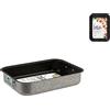 Home Salt N'Pepper Teglia Forno in Alluminio, Rivestimento Antiaderente, 30x22 cm