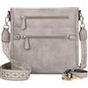 VASCHY Borsa Tracolla Donna, Borsa Donna Università Borsetta Donna Borse Donna Tracolla Borsa a Spalla Tracolla Borsa Shopping/Lavoro/Viaggio Grigio chiaro