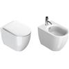 Catalano Sanitari Filo muro Catalano Sfera 54 vaso New flush, bidet e coprivaso ECO rallentato