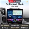 Junsun 11.5 "QLED 2K Autoradio Android 13 Wireless CarPlay Auto Per Renault Clio 4 2016-2019 Sistemi Multimedia Schermo Stereo - V1 1-32 WIFI B