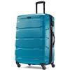 Samsonite Omni valigia rigida espandibile con ruote girevoli, in policarbonato, Blu (caribbean blue), Checked-Large 28-Inch