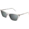 Yves Saint Laurent Occhiali da Sole Yves Saint Laurent SL 737 MICA THIN 004 004-BEIGE-BEIGE-SILVER 54 16