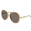 Gucci Occhiali da Sole Gucci GG0889S 004 004-BEIGE-BEIGE-BROWN 61 18