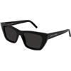Yves Saint Laurent Occhiali da Sole Yves Saint Laurent SL 276 MICA 032 032-BLACK-BLACK-GREY 55 16