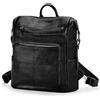 VASCHY Zaino Donna, Zainetto Donna Zaino Pelle Donna Zainetti Ragazza Borsa a Tracolla Casual Zaini Vintage per Viaggio Shopping Lavoro Sportivo Nero