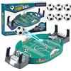 FainFun Gioco Calcio da Tavolo con Porte Bambini, Calcio Balilla da Tavolo per Bambini Interattivo, palline per mini calcetto da tavolo per Bambini, Adulti, Feste di Famiglia (verde)