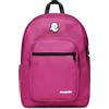 Invicta Zaino Scuola Jelek Plain, Fucsia, New Way, con Doppio Scomparto Super Capiente, Con Tasca Porta PC, e Borraccia e Tasca Zaino Con Organizer, Tempo libero & Viaggio Donna Ragazza