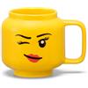 LEGO Tazza in ceramica piccola - Ragazza che strizza l'occhio