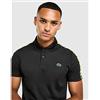 Lacoste Grid Tape Polo Maglia, Nero