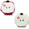 WisePoint Portamonete 2PCS, Morbido Peluche Portafoglio Donna a Forma di Frutta Portafoglio Piccolo, Portamonete Piccolo per Passeggiare, Camminare il Cane, Shopping (rosso+verde)