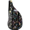 HAWEE Sportivo Zaino Monospalla Viaggio Petto Borsa Monospalla Crossbody Zaino Spalla Antifurto Petto Borsa Spalla Casual per Uomo Donna Adolescenti Vita Lavoro Outdoor Viaggio Ciclismo