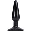 Doc Johnson plug anale - classico, medio (nero)