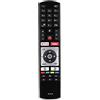 REMOtech Telecomando RC4318/RC4318P 30100823 per TV Finlux Telefunken Edenwood Vestel 4K Ultra HD con pulsanti Netflix Youtube