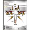 ADESIVI XT 600 4PT 1996 2000 METALLIZZATI GLITTER ADESIVI STICKERS DECALS
