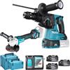 MAKITA Set Elettroutensili Makita DLX2256TJ1 18V 5Ah