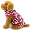 Zunea Cappotti e Giubbotti per Cani Piccola Taglia Invernale Cuccioli imbottita imbracatura cappotto gilet Cane Vestiti Abbigliamento per Femmina Maschio Cani e Gatti Leopard-rosa S