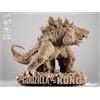 Wicked Godzilla modello in resina stampa 3d kit da assemblare e dipingere