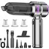 Kedifoai Aspirabriciole Senza Fili, 20000Pa 4 in 1 Aspirapolvere Auto Portatile,Aspiratore e Soffiatore con Motore Brushless,USB C Mini Aspirapolvere Potente per Auto Casa Ufficio Peli di Domestici