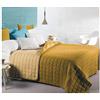 Caleffi TRAPUNTINO COPRILETTO Trapuntato Modern Letto Matrimoniale Microfibra (Oro)