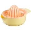 Fackelmann 17041 Spremiagrumi manuale, spremilimoni, arance, capacità 250 ml, lavabile in lavastoviglie, colore giallo, arancione, dimensioni 14,2 x 10,9 x 9 cm