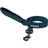 Best Pet Supplies Voyager Guinzaglio riflettente per cani con manico in neoprene, lungo 1,8 m, supporta cuccioli di taglia piccola, media e grande, carino e resistente, per passeggiate, corsa e allenamento, blu, L