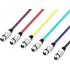 Adam Hall Cables 3 STAR MMF 0050 SET - Set di 6 cavi microfonici da Adam Hall XLR femmina a XLR maschio 0,5 m