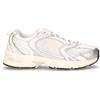 NEW BALANCE 530 Sneaker In Ecopelle E Tessuto Argento Metallizzato - Donna - Argento Metallizzato