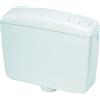 Negrari Cassetta WC a Zaino in ABS, Doppio scarico, 9 Litri regolabile, Coibentazione anticodendensa e insonorizzante, L39 x P14 x H34, Bianco