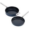 JOSEPH&JOSEPH SPACE SET 2 PADELLE ANTIADERENTI CON MANICI PIEGHEVOLI 45051