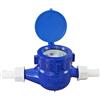 KATSU Tools KATSU Contatore per Acqua Fredda, Misuratore di Portata per Acqua da Giardino in Plastica ABS da 15 mm, Tipo Bagnato 15180515