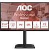 AOC 24E4U Monitor PC 60,5 cm (23.8") 1920 x 1080 Pixel Full HD LED Nero