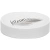 Douceur d'Intérieur Porte-Savon - Portasapone, Ceramica, Bianco/Argento