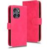 GOGME Cover Folio in Pelle per Motorola Moto Edge 50 Neo, Premium PU + TPU Protettiva Custodia Magnetica Flip Hoesje Stile con Supporto di Stand/Carte Slot, Rosso