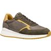 Geox Scarpe da Ginnastica U BRANTHON da Uomo, Grigio, 40 EU, Grigio., 40 EU