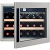 LIEBHERR WKEes 553 GrandCru Cantinetta da incasso, GARANZIA 10 ANNI INCLUSA* originale LIEBHERR, 18 bottiglie, 1 zona, Inox e Cristal, 45 cm, Nuova classe G