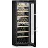 LIEBHERR WPbsi 5252 Vinidor Cantinetta da libera installazione, GARANZIA 10 ANNI INCLUSA* originale LIEBHERR, 155 bottiglie, 2 zone, Acciaio Nero Spazzolato e Vetro, 185,4 x 60 cm, Nuova classe F