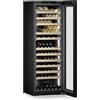 LIEBHERR WPgbi 7473 Vinidor Selection Cantinetta da libera installazione, GARANZIA 10 ANNI INCLUSA* originale LIEBHERR, 182 bottiglie, 3 zone, Nero e Vetro, 201,3 x 70 cm, Nuova classe F
