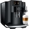 Ⓜ️🔵🔵🔵 JURA E8 Piano Black - Macchina da caffè espresso COMPLETAMENTE AUTOMATICA (dai chicchi al caffè), colore PIANO BLACK, 2 tazze, bevande con latte, 17 tipi di bevande, FACILISSIMA DA USARE E DA PULIRE