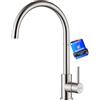 GRIFEMA GRIFERÍA DE COCINA-G4008 Rubinetto da Cucina in Acciaio Inox con Bocca Alta, Miscelatore Monocomando per Lavello con Beccuccio Girevole a 360 ° (G3/8 Pollici), Nichel spazzolato/satinato