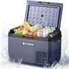AAOBOSI Frigo Portatile 25L: Frigo da Campeggio Elettrico 12V/220V, IPX4 Impermeabile, -20°C a 20°C - Ideale per Auto, Camion, Camper, Barca, Pesca & Presa di Corrente