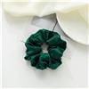 AMateschitz Fascia elastica per capelli da donna, tinta unita, in seta, 100% pura seta di gelso, per donna, ragazza, donna, donna, donna, donna, colore verde scuro, larghezza 5 cm