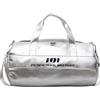 AWJUWHBJ Borsa da viaggio Fitness Palestra PU Pelle Allenamento Sport Grande Capacità Pernottamento Weekenders per Donna Palestra Grande Capacità Viaggio Formazione Fitness con Scomparto per Scarpe, Argento