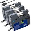 Acmerota Tze-335 12/9/6mm*8m Sostituire per Brother TZe-335 TZe-325 TZe-315 per Brother P-Touch PT-E110 H100R H100C H105 H110 1010 H108 PT-E550W PT-E300 PT-1000 PT-1010 PT -1250