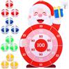 JOFONY Bersaglio natalizio per freccette in , 76 cm, per bambini 3-9, gioco di lancio per Natale, giocattolo di Natale