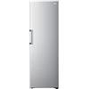LG GFT41PZGSZ Congelatore No Frost Total, 1 Porta, Congelatore LG con Compressore Smart Inverter, 355 L 186 cm, Congelatore Verticale con Funzione di Congelamento Rapido, Colore Inox Antiimpronte