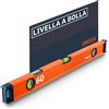 Presch Livella a bolla 60cm - Fiala infrangibile con pendenza 2% - Finestra di lettura verticale - Tappi antiscivolo innovativi - Superficie di misura precisa